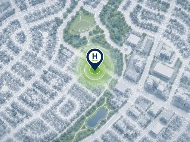North York service area map
