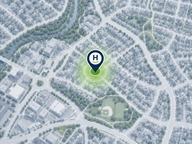 Parry Sound service area map