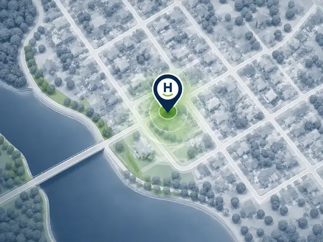Pembroke service area map